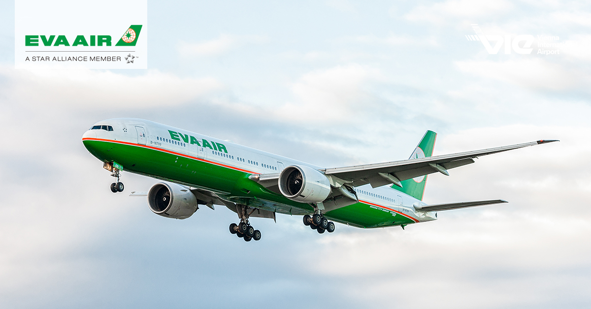 Európske lety Eva Air v mesiacoch apríl a máj 2021